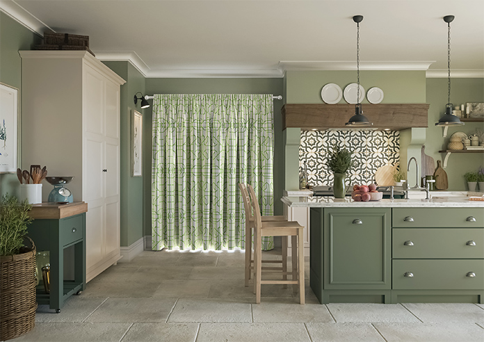 Bamboo Candy, Green White - Made To Measure Curtains - Image 15